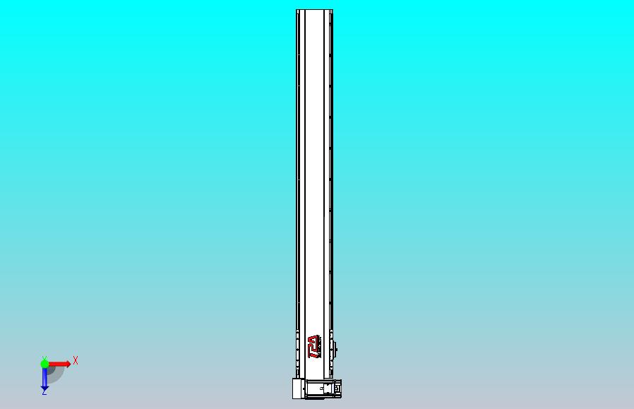皮带直线轴半封闭可选导轨TPA-HNB-120D-110-L950-LU-C-P40-N3