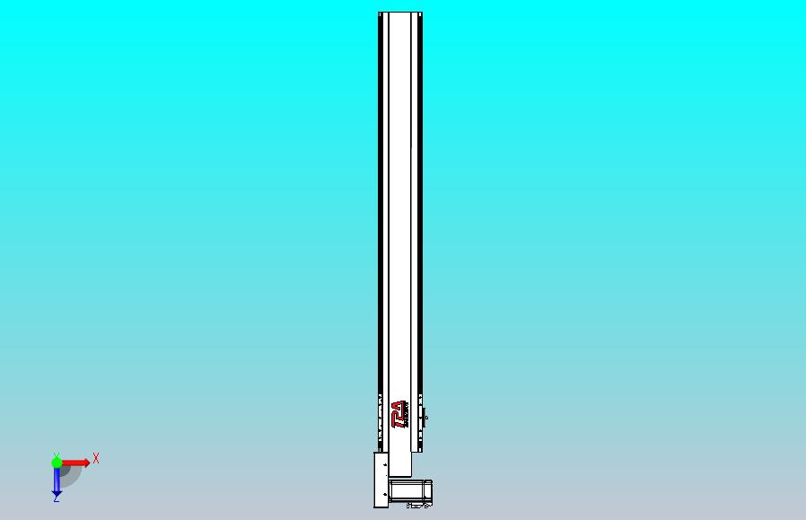 皮带直线轴半封闭可选导轨TPA-HNB-120D-110-L950-ML-Y-P40-N3