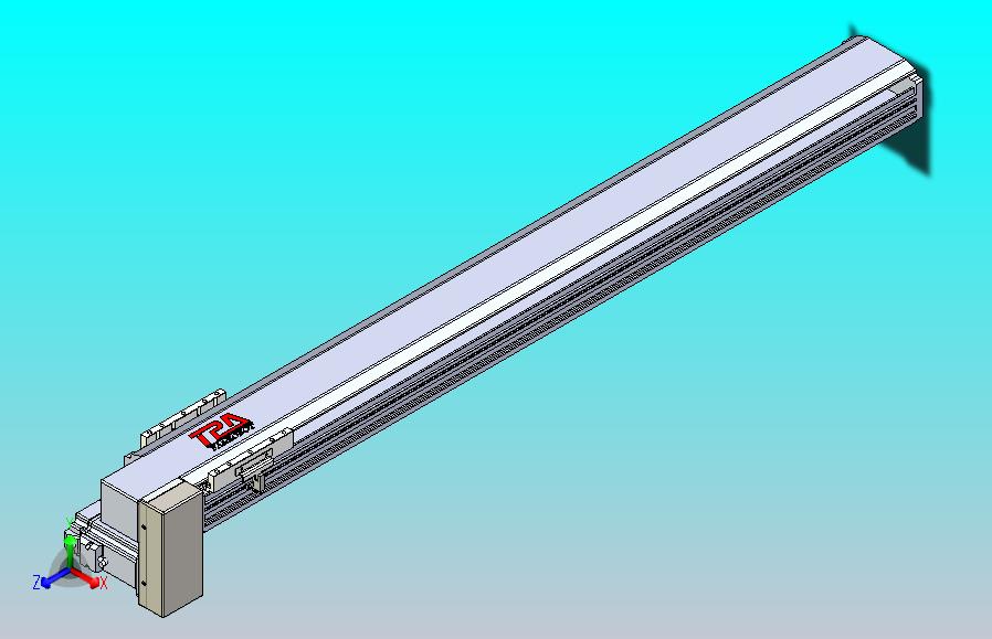 皮带直线轴半封闭可选导轨TPA-HNB-120D-110-L950-RP-Y-P40-N3