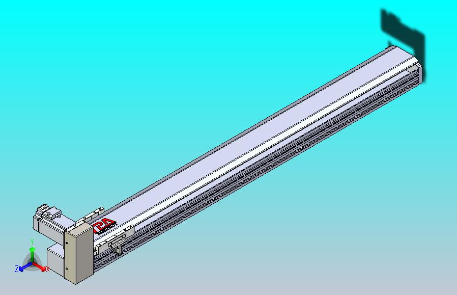 皮带直线轴半封闭可选导轨TPA-HNB-120D-110-L950-RU-Y-P40-N3