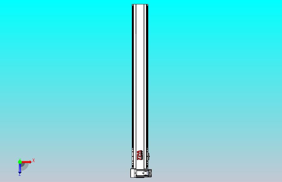 皮带直线轴半封闭可选导轨TPA-HNB-120D-110-L1000-LU-Y-P40-N3