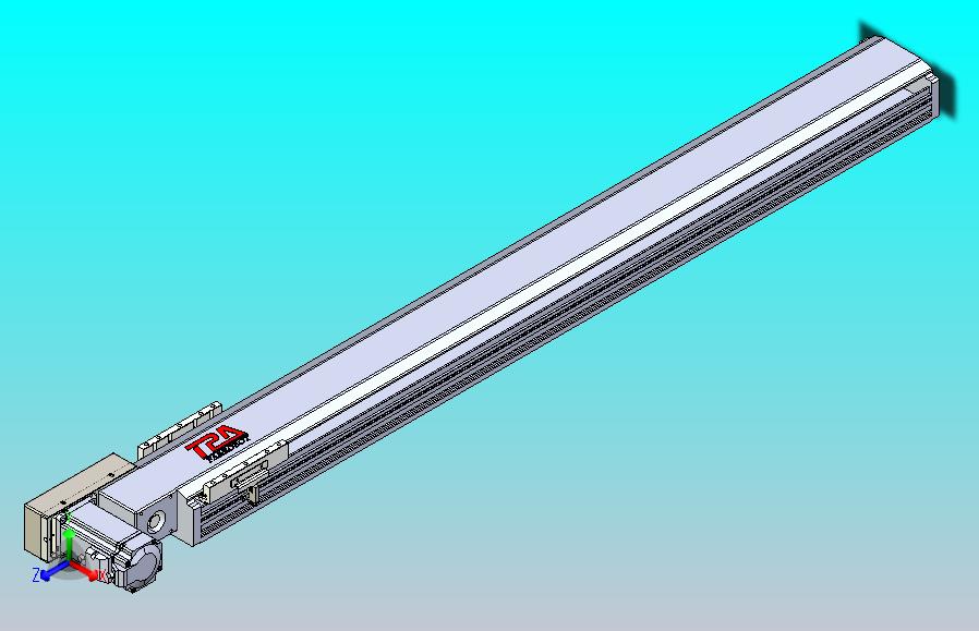 皮带直线轴半封闭可选导轨TPA-HNB-120D-110-L1000-ML-C-P40-N3