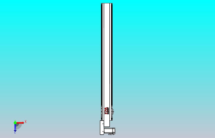 皮带直线轴半封闭可选导轨TPA-HNB-120D-110-L1000-ML-C-P40-N3