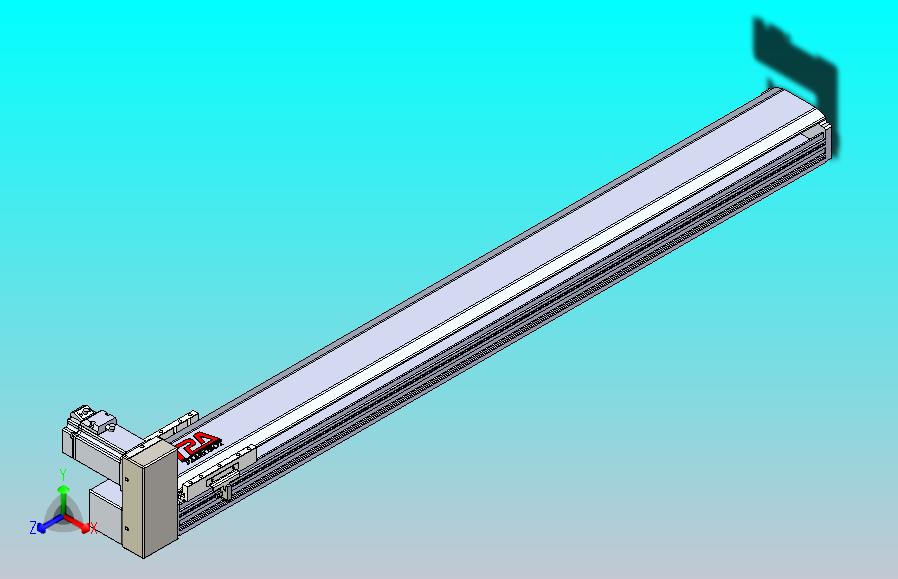 皮带直线轴半封闭可选导轨TPA-HNB-120D-110-L1000-RU-C-P40-N3