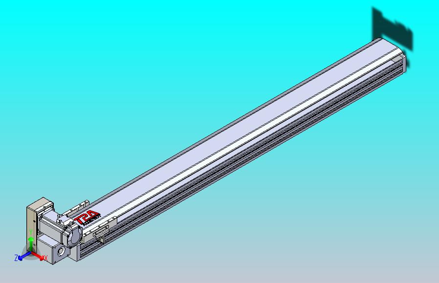 皮带直线轴半封闭可选导轨TPA-HNB-120D-110-L1050-LU-C-P40-N3