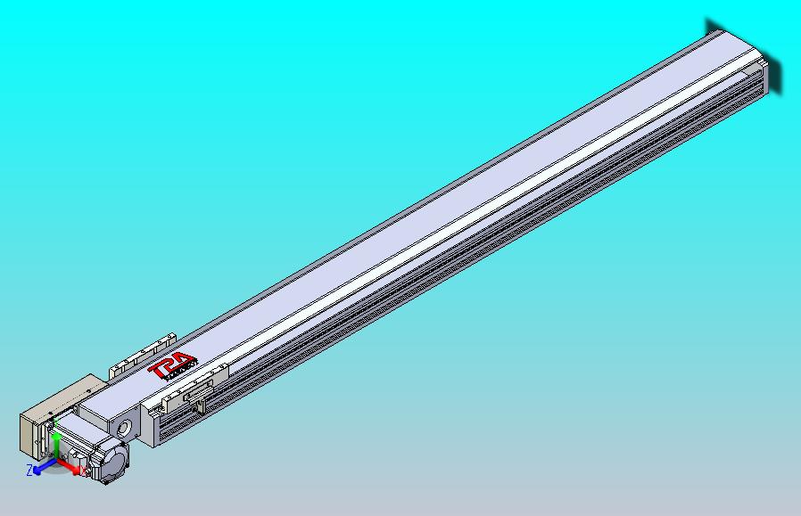 皮带直线轴半封闭可选导轨TPA-HNB-120D-110-L1050-ML-C-P40-N3