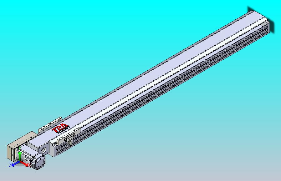 皮带直线轴半封闭可选导轨TPA-HNB-120D-110-L1050-ML-C-P40-N3