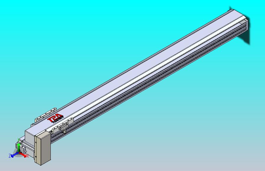 皮带直线轴半封闭可选导轨TPA-HNB-120D-110-L1050-RP-Y-P40-N3
