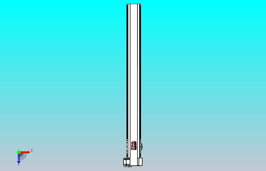 皮带直线轴半封闭可选导轨TPA-HNB-120D-110-L1050-RP-Y-P40-N3