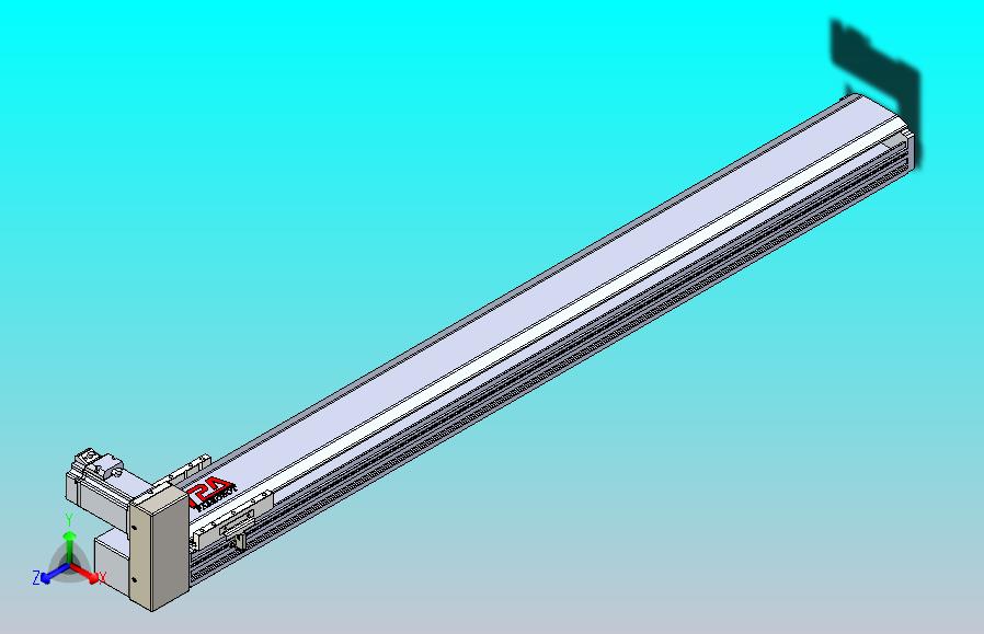 皮带直线轴半封闭可选导轨TPA-HNB-120D-110-L1050-RU-C-P40-N3