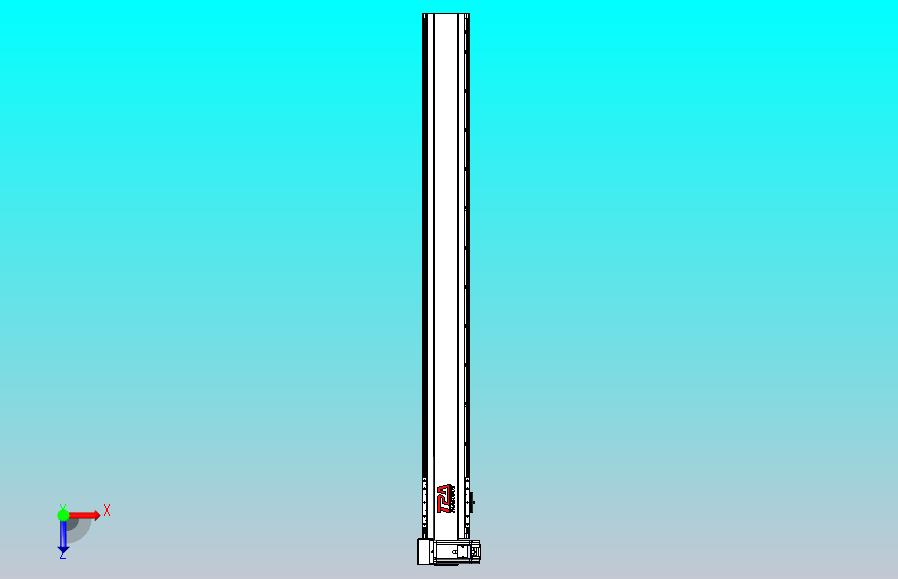 皮带直线轴半封闭可选导轨TPA-HNB-120D-110-L1100-LU-C-P40-N3