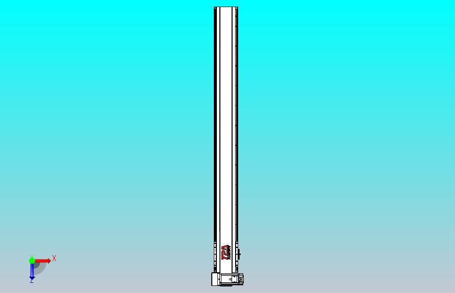 皮带直线轴半封闭可选导轨TPA-HNB-120D-110-L1100-LU-Y-P40-N3