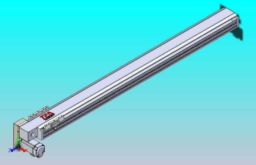 皮带直线轴半封闭可选导轨TPA-HNB-120D-110-L1150-LP-C-P40-N3