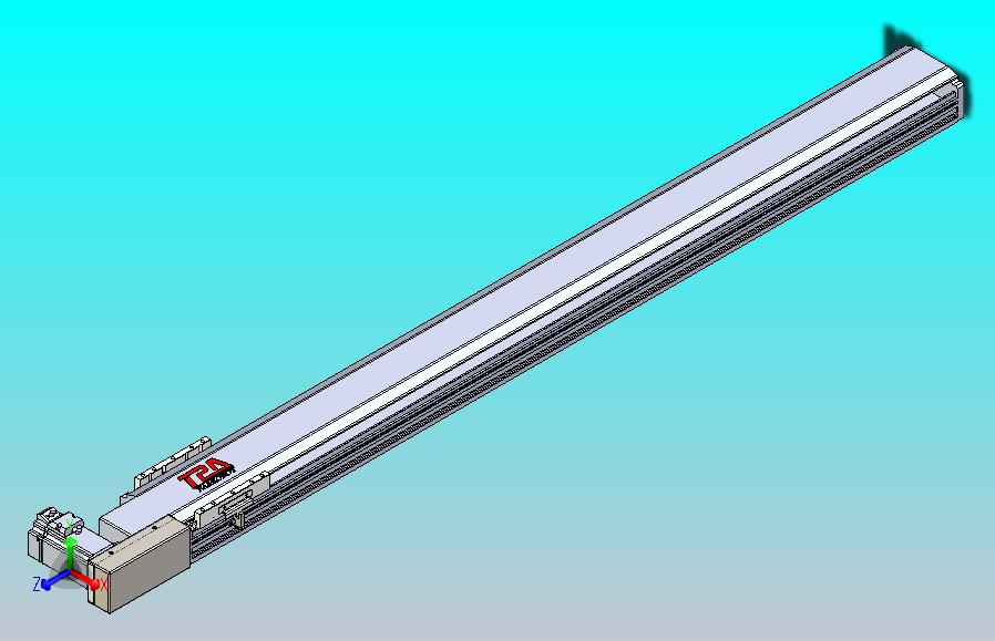 皮带直线轴半封闭可选导轨TPA-HNB-120D-110-L1200-MR-Y-P40-N3