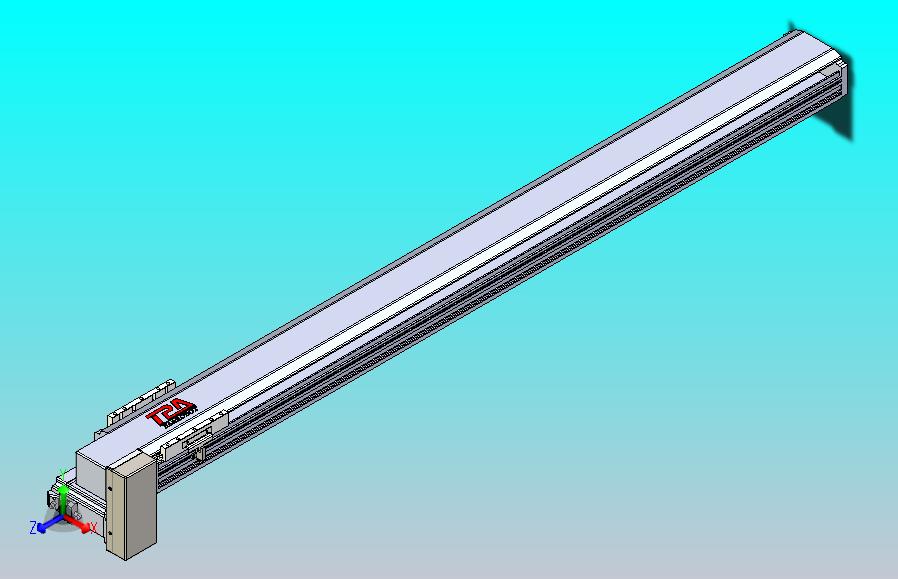 皮带直线轴半封闭可选导轨TPA-HNB-120D-110-L1200-RP-Y-P40-N3