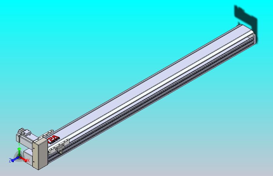 皮带直线轴半封闭可选导轨TPA-HNB-120D-110-L1200-RU-C-P40-N3