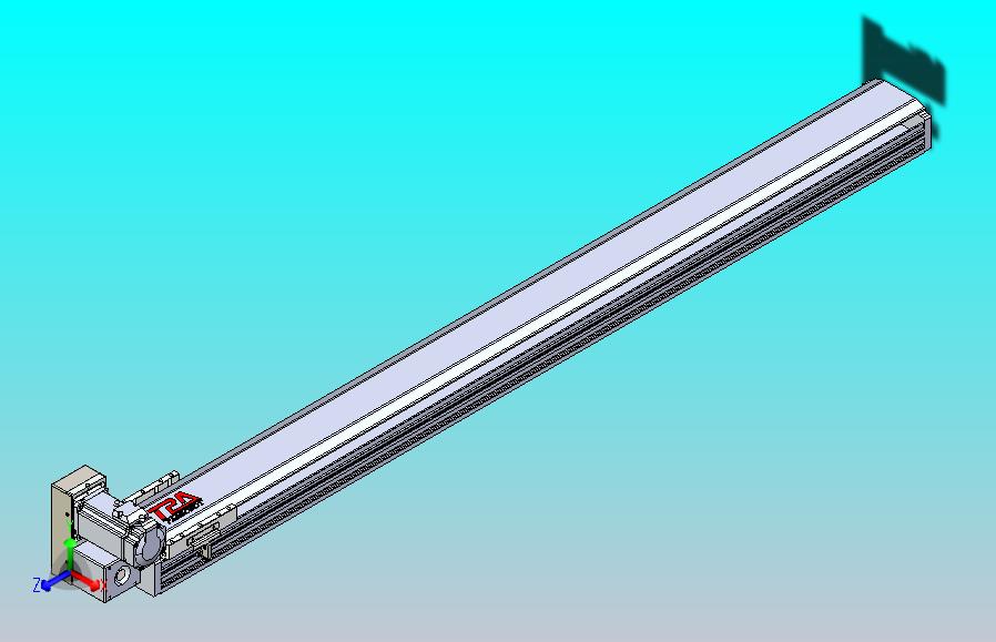 皮带直线轴半封闭可选导轨TPA-HNB-120D-110-L1250-LU-Y-P40-N3