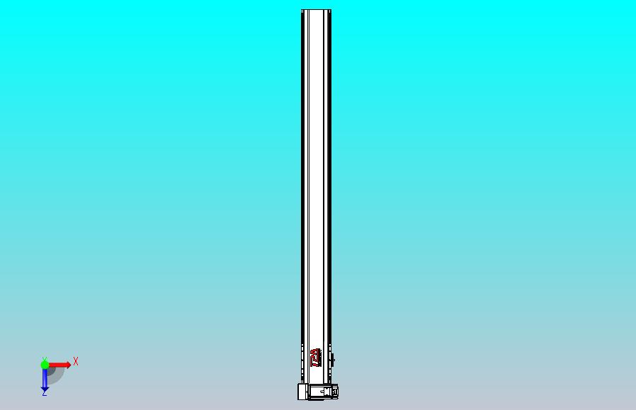 皮带直线轴半封闭可选导轨TPA-HNB-120D-110-L1250-LU-Y-P40-N3