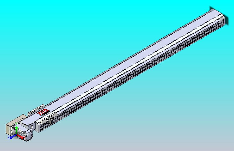 皮带直线轴半封闭可选导轨TPA-HNB-120D-110-L1350-ML-Y-P40-N3