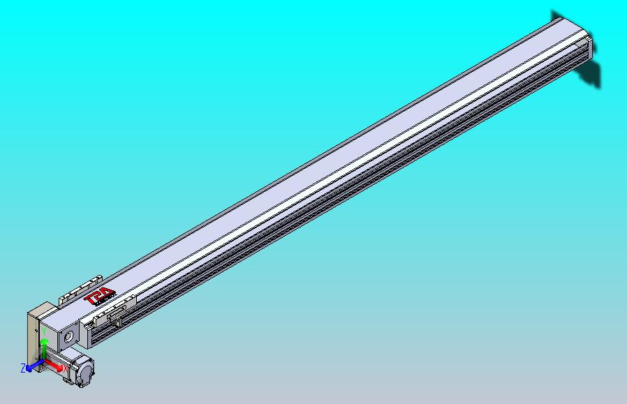 皮带直线轴半封闭可选导轨TPA-HNB-120D-110-L1400-LP-C-P40-N3