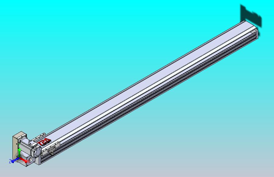 皮带直线轴半封闭可选导轨TPA-HNB-120D-110-L1400-LU-C-P40-N3