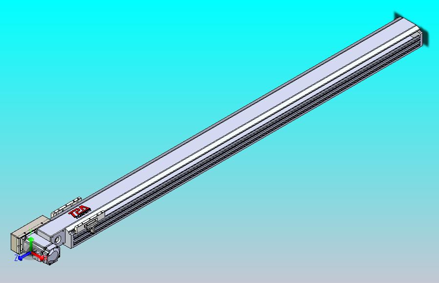 皮带直线轴半封闭可选导轨TPA-HNB-120D-110-L1400-ML-C-P40-N3