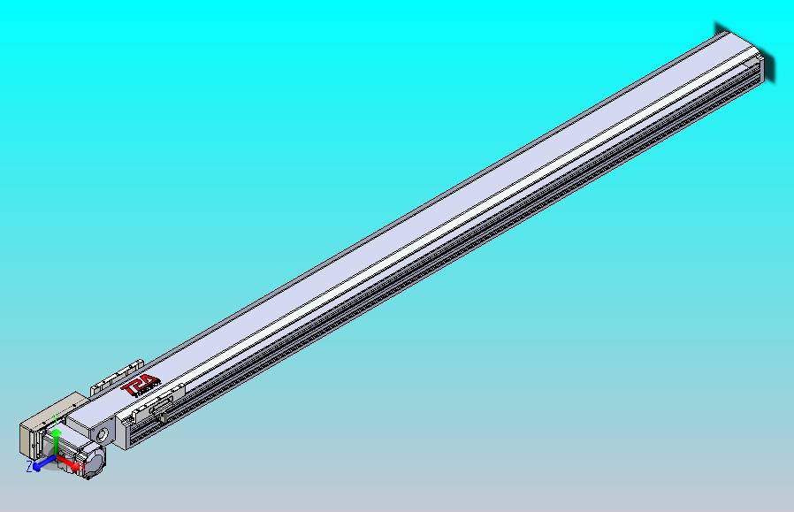 皮带直线轴半封闭可选导轨TPA-HNB-120D-110-L1450-ML-Y-P40-N3