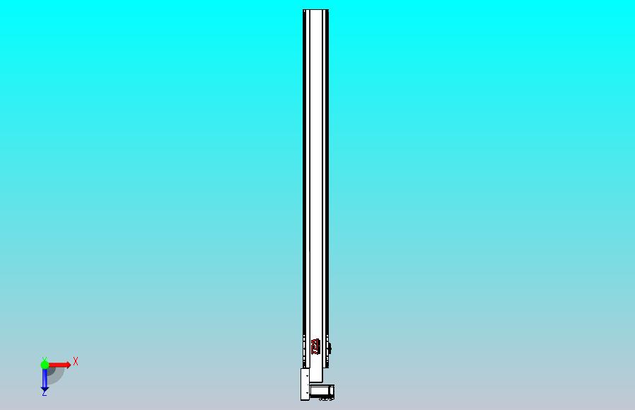 皮带直线轴半封闭可选导轨TPA-HNB-120D-110-L1450-ML-Y-P40-N3