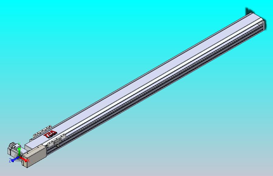 皮带直线轴半封闭可选导轨TPA-HNB-120D-110-L1450-MR-Y-P40-N3
