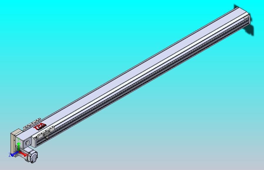 皮带直线轴半封闭可选导轨TPA-HNB-120D-110-L1500-LP-Y-P40-N3