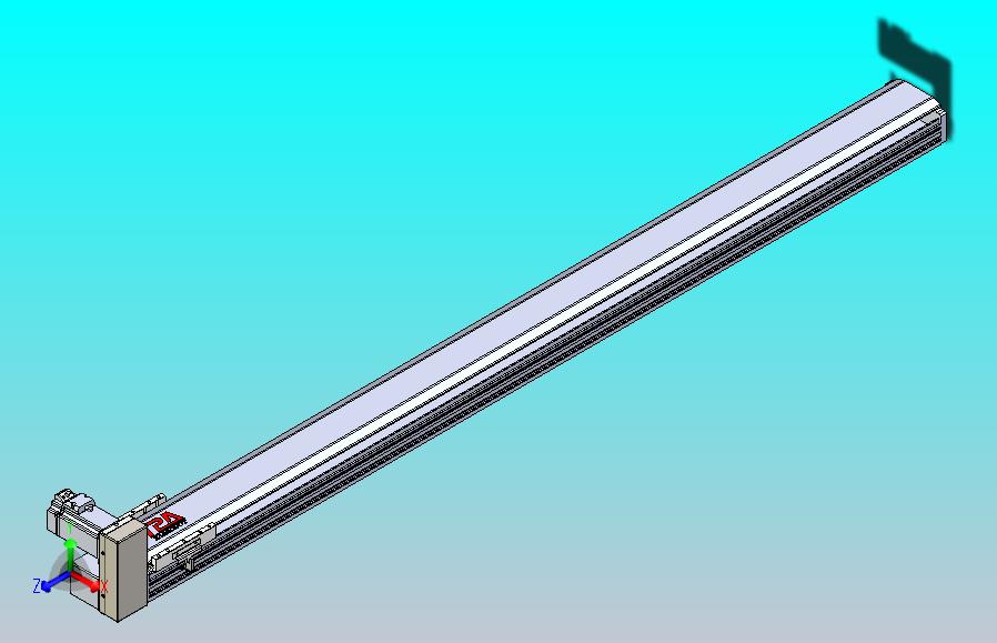 皮带直线轴半封闭可选导轨TPA-HNB-120D-110-L1500-RU-Y-P40-N3