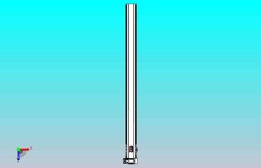 皮带直线轴半封闭可选导轨TPA-HNB-120D-110-L1500-RU-Y-P40-N3