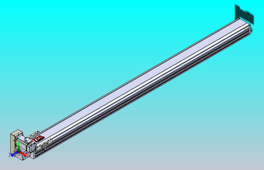 皮带直线轴半封闭可选导轨TPA-HNB-120D-110-L1600-LU-Y-P40-N3