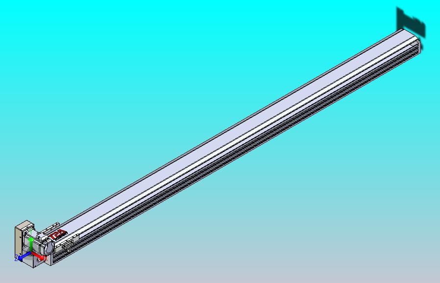 皮带直线轴半封闭可选导轨TPA-HNB-120D-110-L1800-LU-C-P40-N3