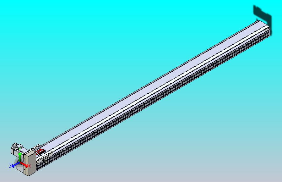 皮带直线轴半封闭可选导轨TPA-HNB-120D-110-L1800-RU-Y-P40-N3