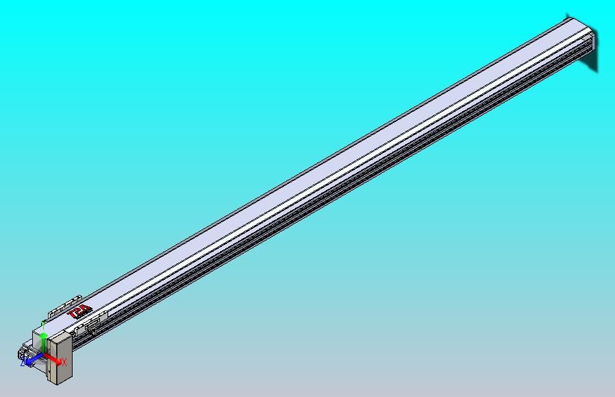 皮带直线轴半封闭可选导轨TPA-HNB-120D-110-L1950-RP-Y-P40-N3
