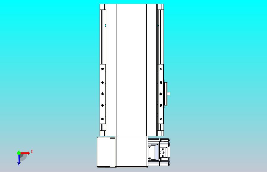 皮带直线轴半封闭可选导轨TPA-HNB-140D-120-L50-LP-Y-P40-N3