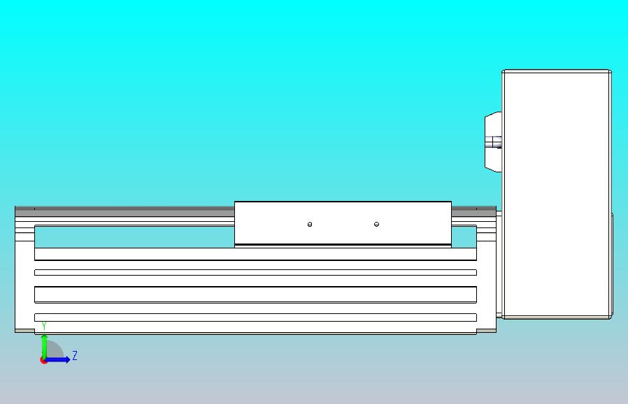 皮带直线轴半封闭可选导轨TPA-HNB-140D-120-L50-LU-C-P40-N3