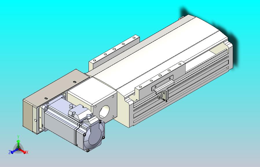 皮带直线轴半封闭可选导轨TPA-HNB-140D-120-L50-ML-Y-P40-N3