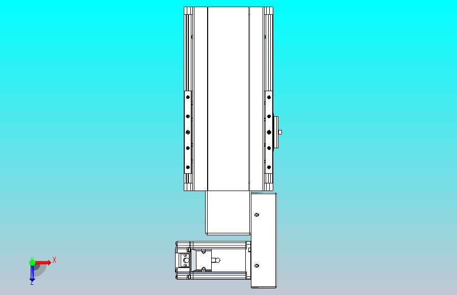 皮带直线轴半封闭可选导轨TPA-HNB-140D-120-L50-MR-Y-P40-N3