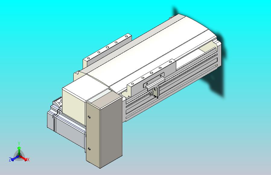 皮带直线轴半封闭可选导轨TPA-HNB-140D-120-L50-RP-Y-P40-N3