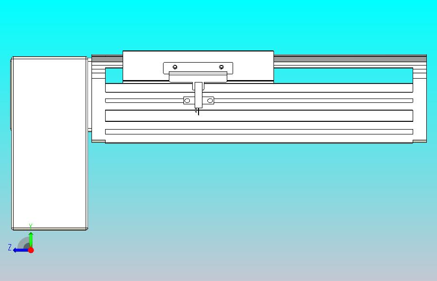 皮带直线轴半封闭可选导轨TPA-HNB-140D-120-L50-RP-Y-P40-N3