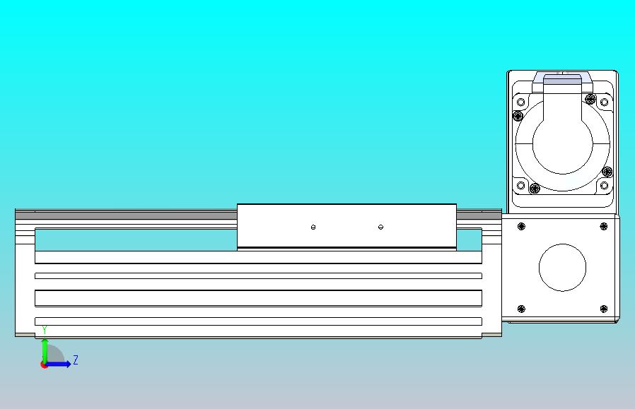 皮带直线轴半封闭可选导轨TPA-HNB-140D-120-L50-RU-C-P40-N3