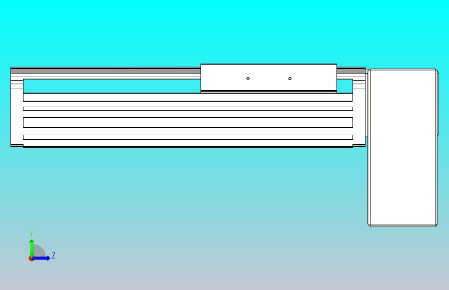 皮带直线轴半封闭可选导轨TPA-HNB-140D-120-L100-LP-Y-P40-N3