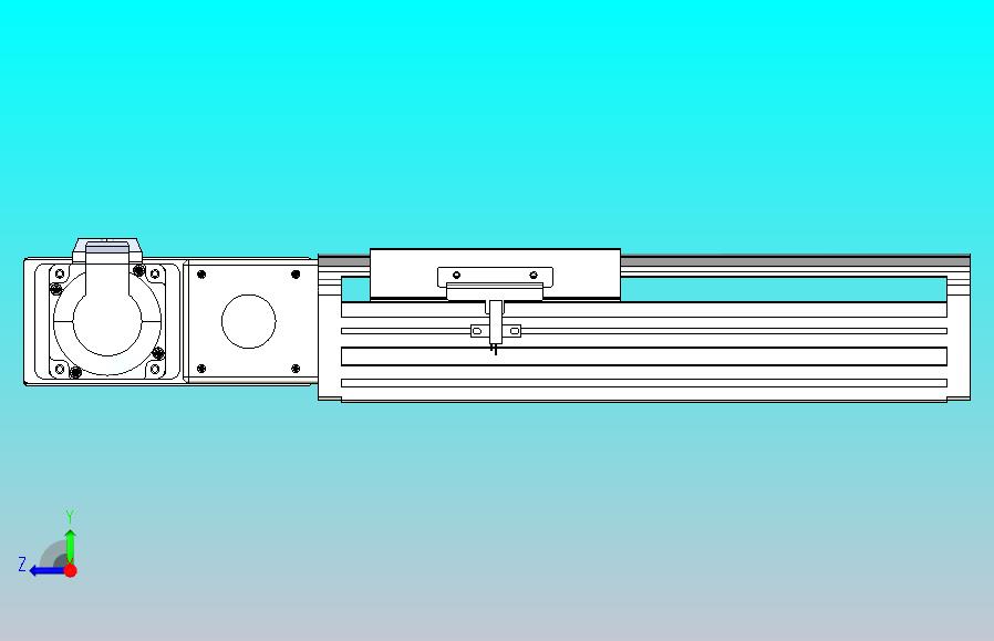 皮带直线轴半封闭可选导轨TPA-HNB-140D-120-L100-ML-Y-P40-N3