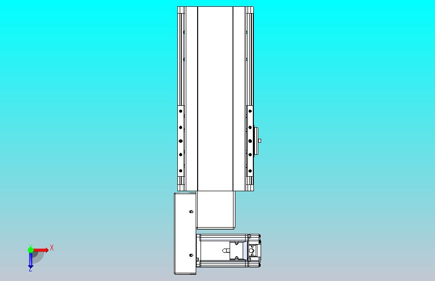 皮带直线轴半封闭可选导轨TPA-HNB-140D-120-L100-ML-Y-P40-N3