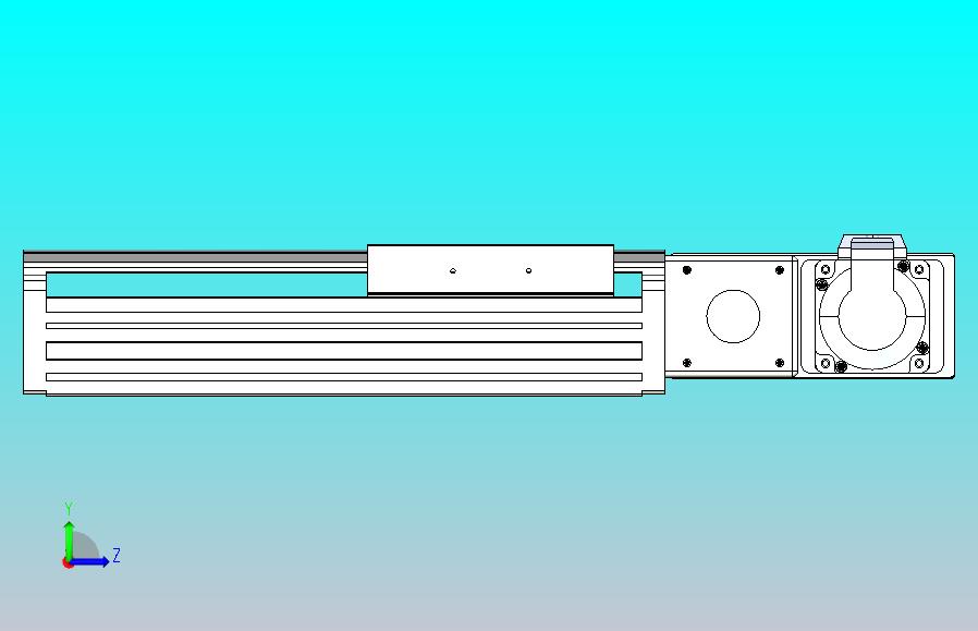 皮带直线轴半封闭可选导轨TPA-HNB-140D-120-L100-MR-Y-P40-N3