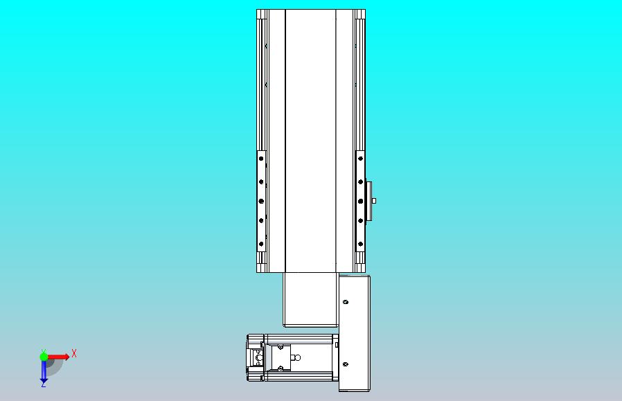 皮带直线轴半封闭可选导轨TPA-HNB-140D-120-L100-MR-Y-P40-N3