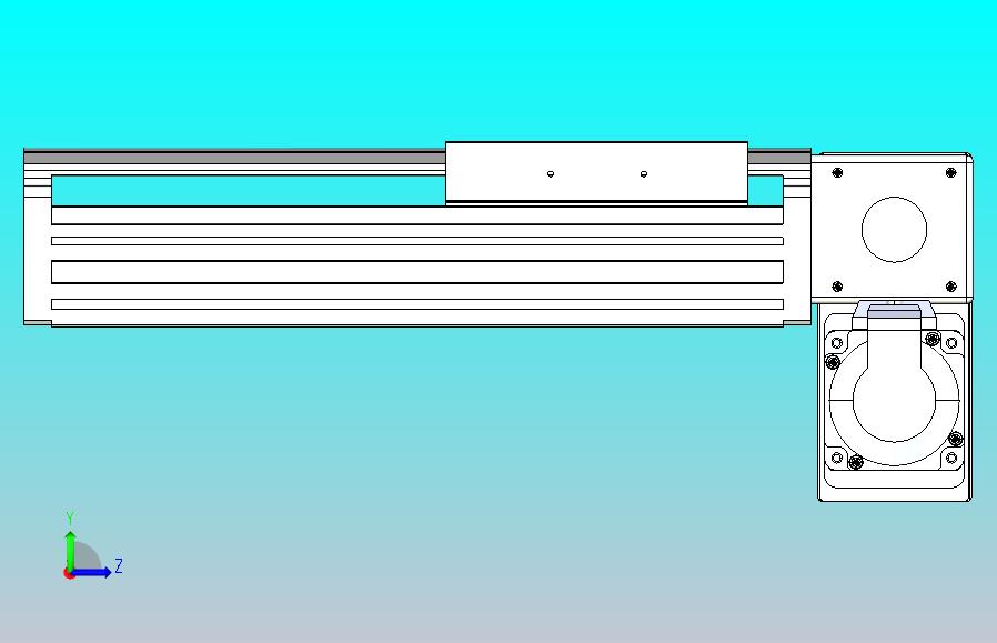 皮带直线轴半封闭可选导轨TPA-HNB-140D-120-L100-RP-C-P40-N3