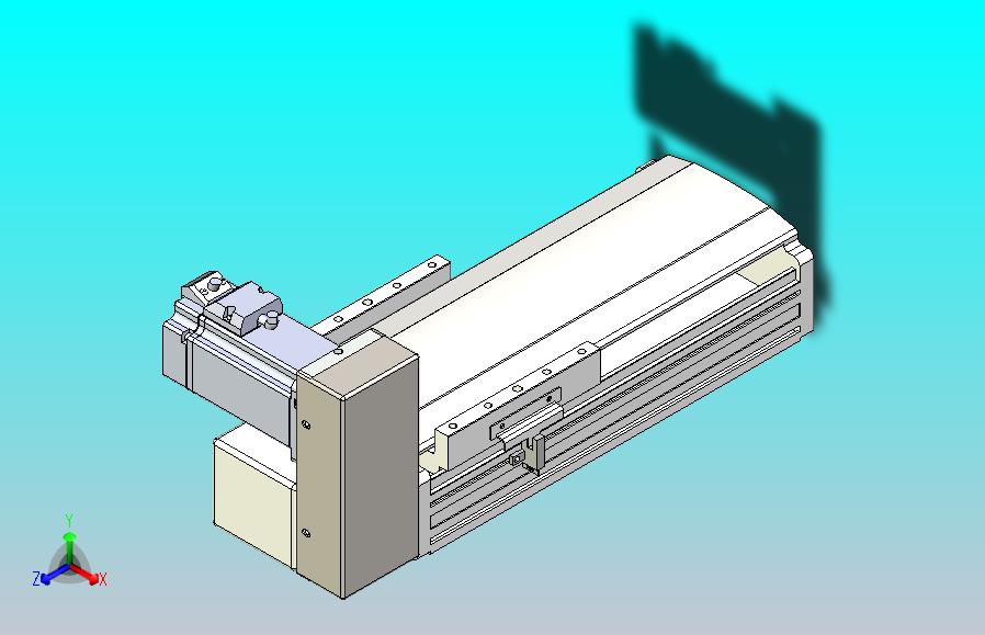 皮带直线轴半封闭可选导轨TPA-HNB-140D-120-L100-RU-Y-P40-N3